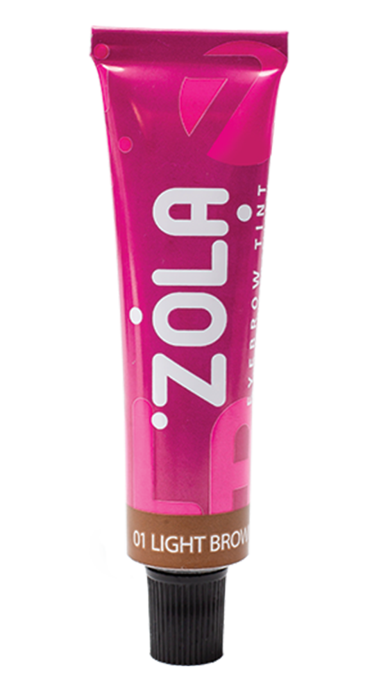 ZOLA Фарба для брів з колагеном Eyebrow Tint With Collagen 01 Light Brown 15ml.