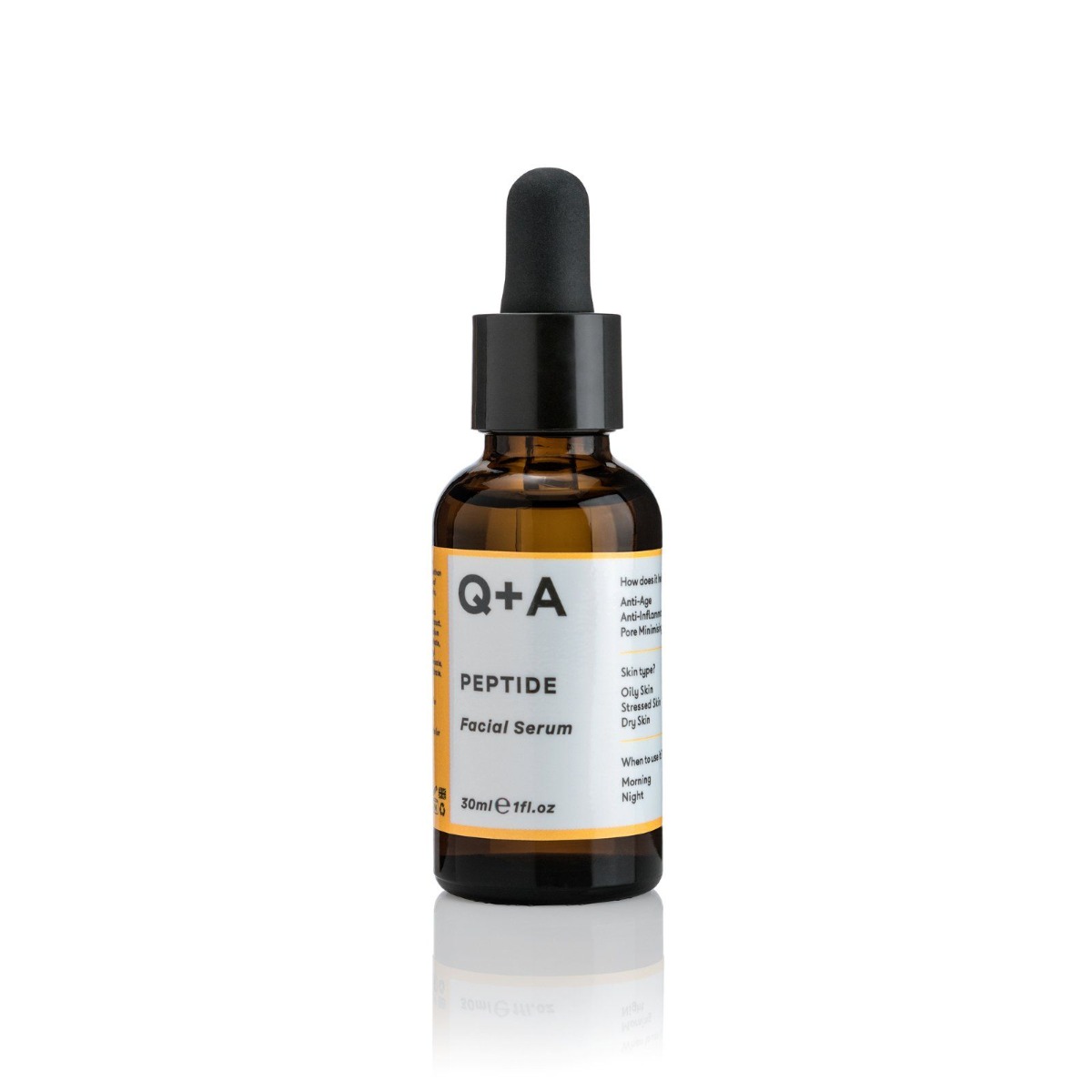 Сироватка з пептидами для обличчя Q+A Peptide Facial Serum 30ml