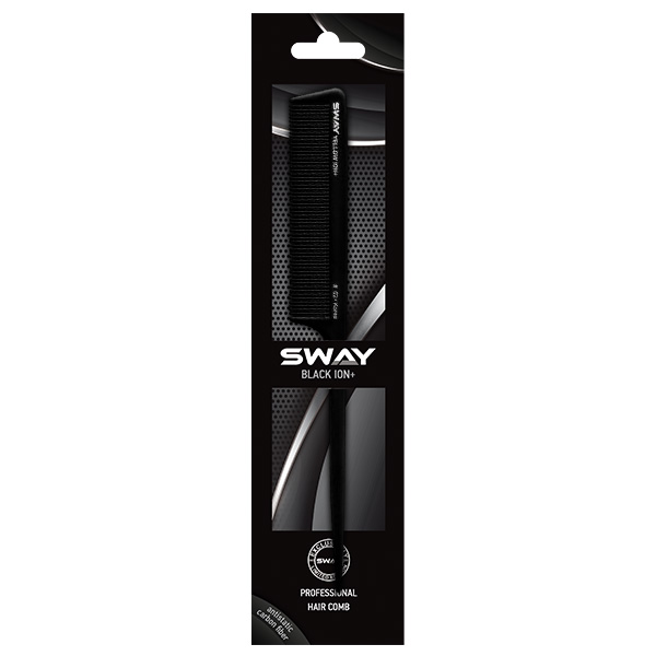 Перукарський гребінець Sway Black Ion+ 102 - фото 5