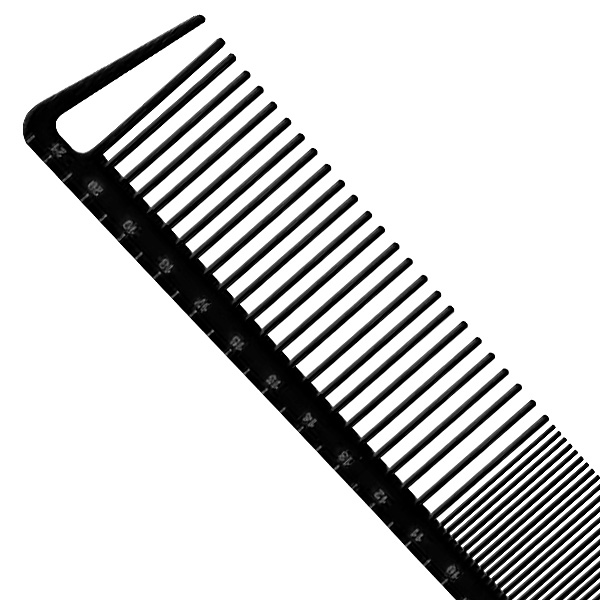 Перукарський комбінований гребінець Sway Black Ion+ 106 - фото 3