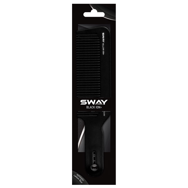 Перукарський гребінець для стрижки під машинку Sway Black Ion+ 110 - фото 4