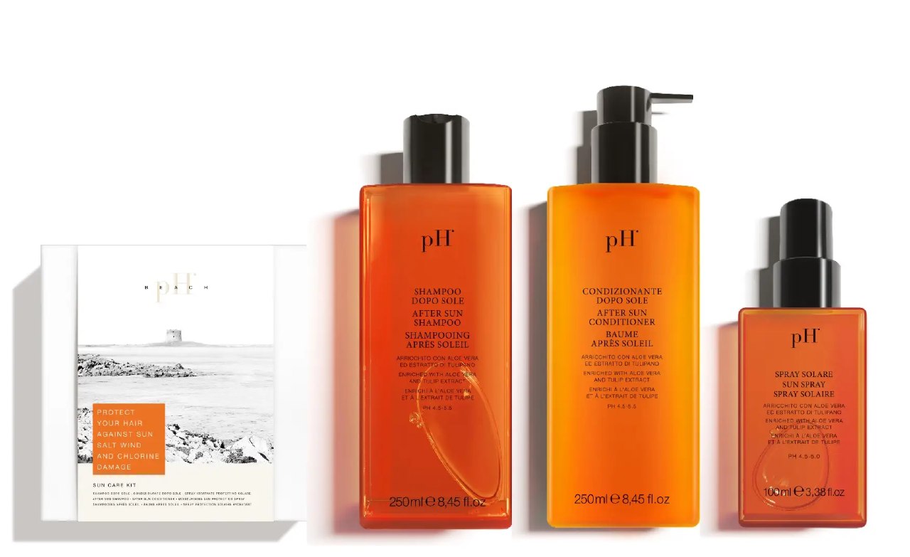 pH SUN Набір Шампунь 250мл + Кондиціонер 250мл + Спрей 100мл