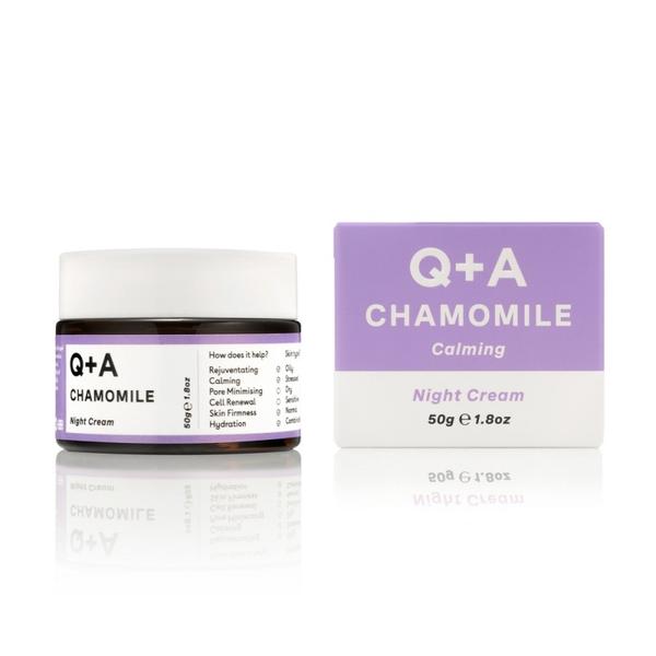 Нічний крем для обличчя Q+A Chamomile Calming Night Cream 50g - фото 2