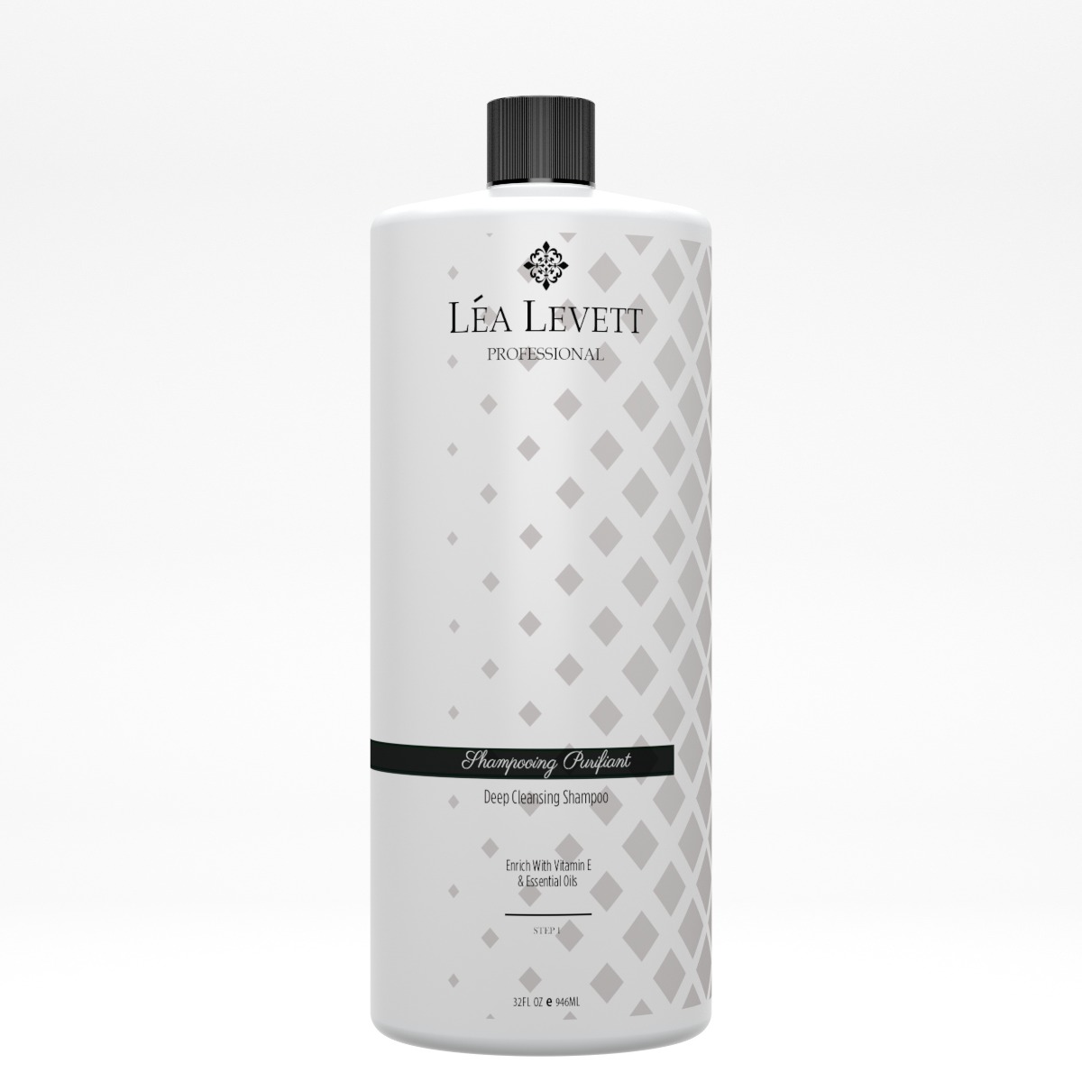 Lea Levett Шампунь глибокого очищення Deep Cleansing Shampoo 946 мл КРОК 1