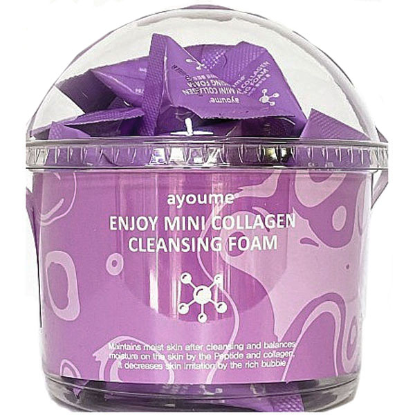 Пінка для вмивання з колагеном AYOUME 3гр - фото 2