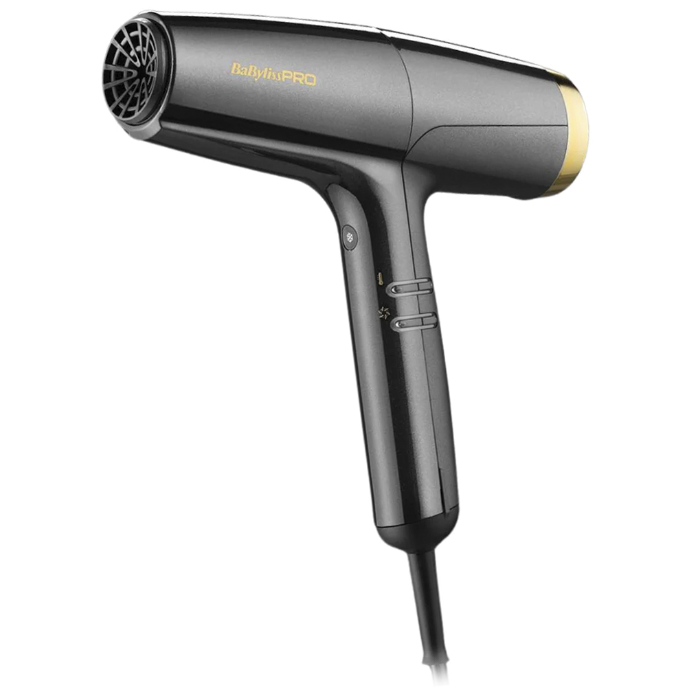 Фен для волосся BaByliss PRO Falco Grey&Gold BAB8550E - фото 2