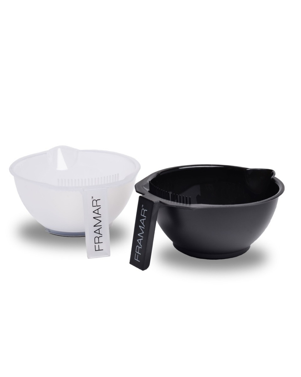 Набір з двох мисок - чорна та прозора Framar 2 Pack Color Bowl Framar