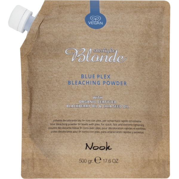 NOOK STARLIGHT BLONDE 9+ Знебарвлювальна пудра Blue 500 гр