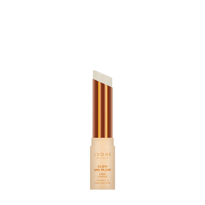 JVONE MILANO GLOW AND PLUMP Shine Lipstick 01 TRANSPARENT