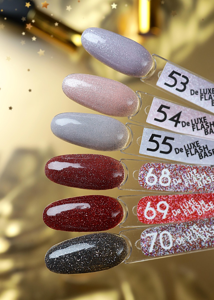 Кольорова каучукова база De LUXE 12мл - фото 9