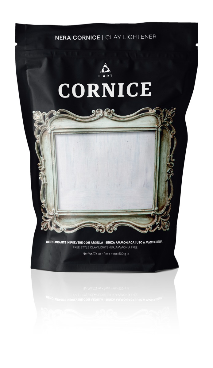 CORNICE NERA freehand (black)
