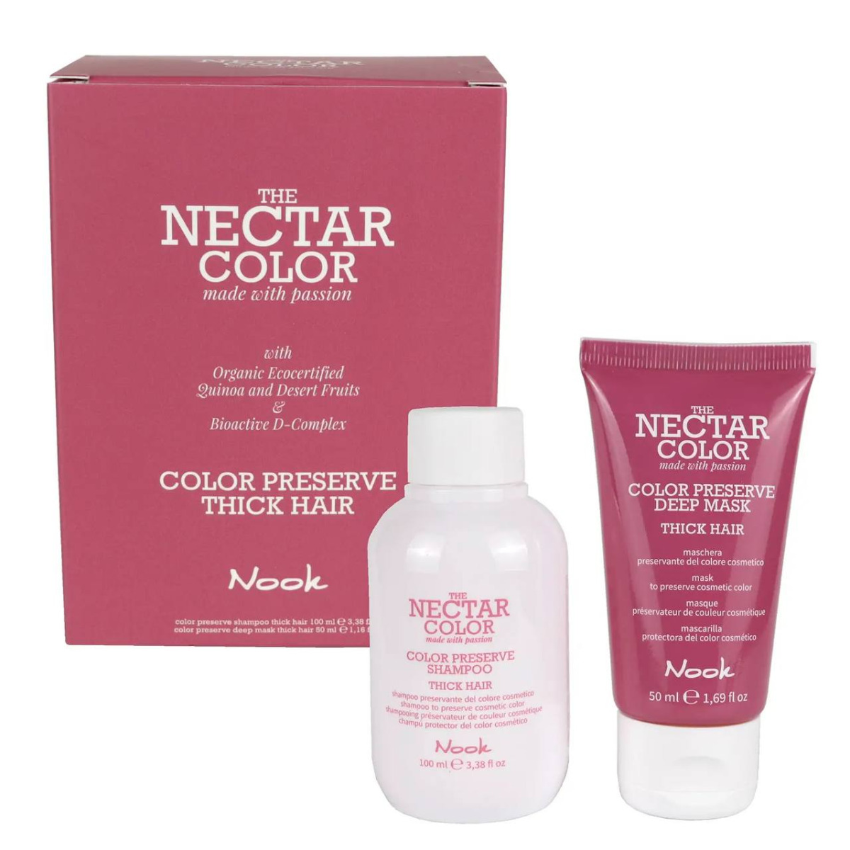The NECTAR COLOR Набір для захисту кольору для твердого та щільного воло 