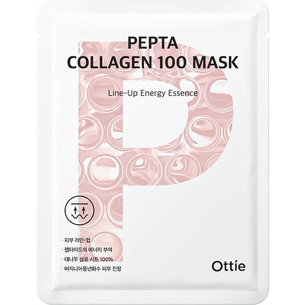 Зміцнююча тканинна маска для обличчя з колагеном Ottie - 25 мл