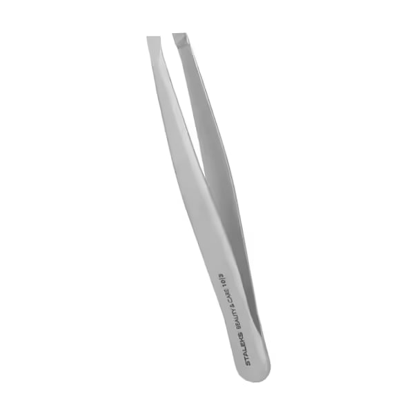 Пінцет для брів "Beauty & Care" скошений широкий TBC-10-3