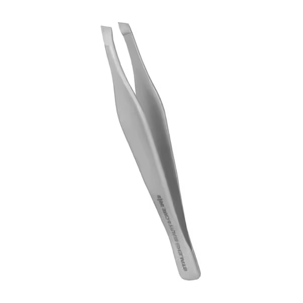  Пінцет для брів "Beauty & Care" скошений широкий TBC-30-3