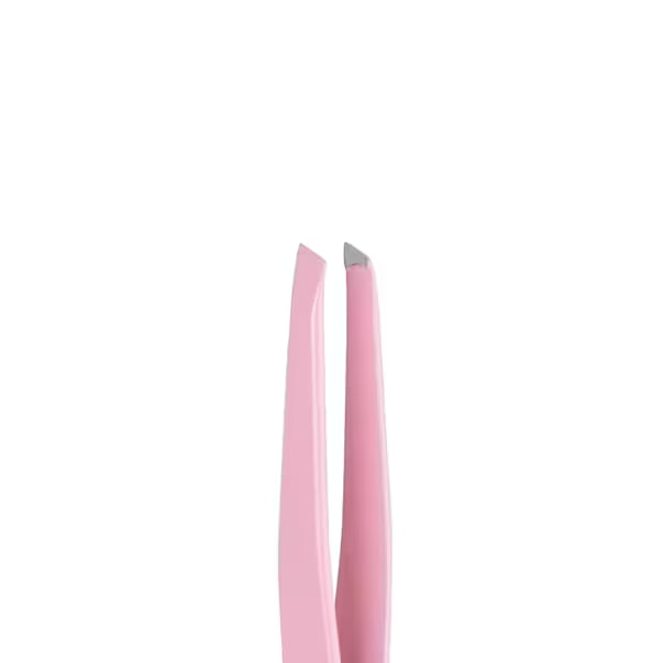 Пінцет для брів "Beauty & Care" скошений широкий кольоровий TBC-11-3