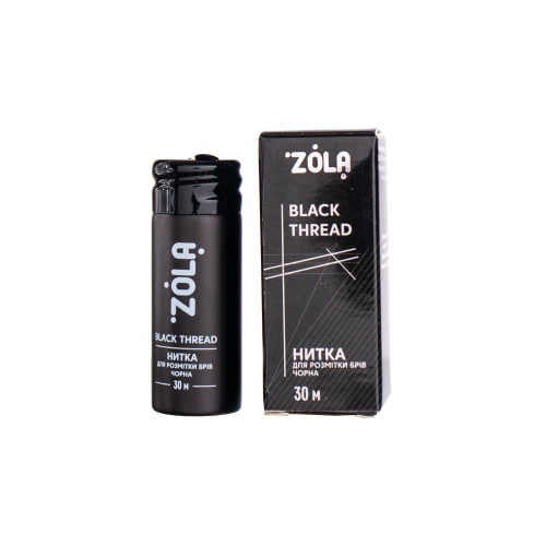 ZOLA Нитка для розмітки брів (Чорна)