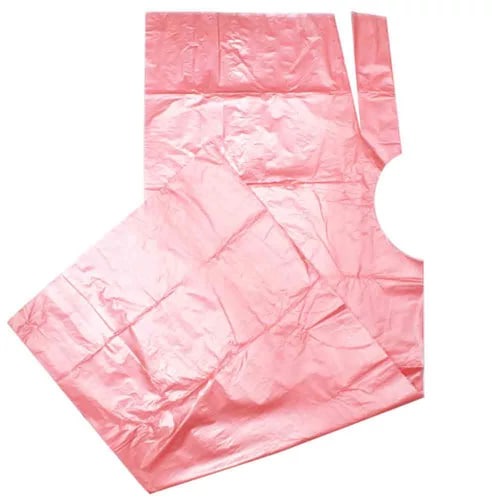 Пеньюари одноразові, поліетиленові, 100 шт/уп РОЖЕВІ ( 90смх140см)
