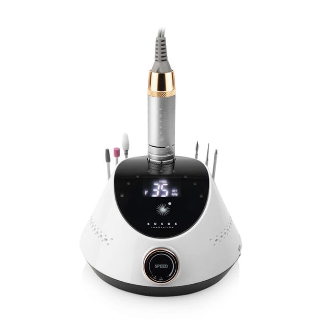 Фрезер для манікюру Bucos Nail Drill X2 Pro White Pearl 65W/35000 об.