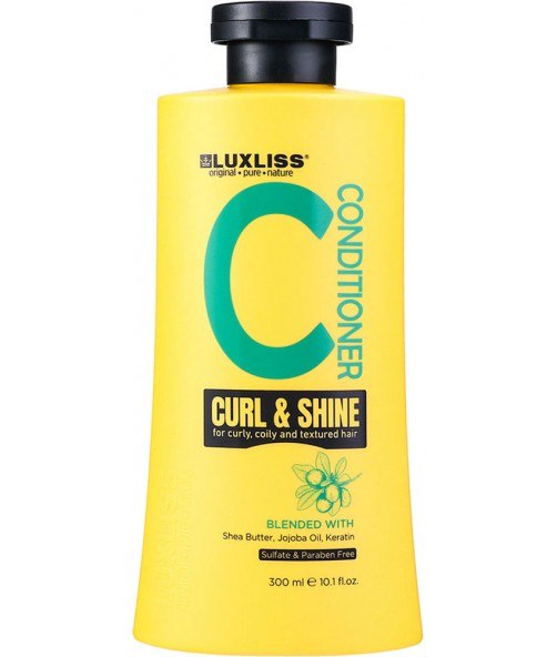 LUXLISS CURL & SHINE CONDITIONER Для кучерявого волосся 300мл