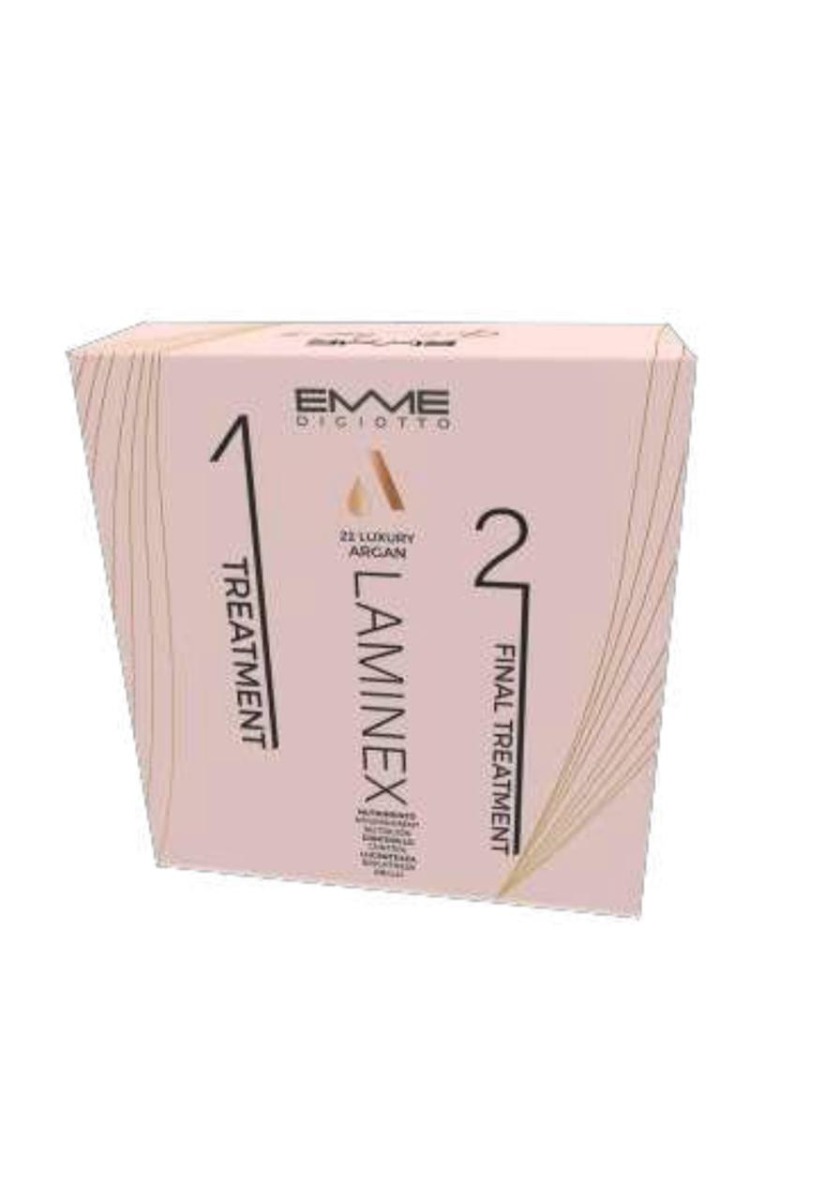 Відновлення волосся LAMINEX BOX - 22 LUXURY ARGAN ( 10 наборів по 2 саше ) 