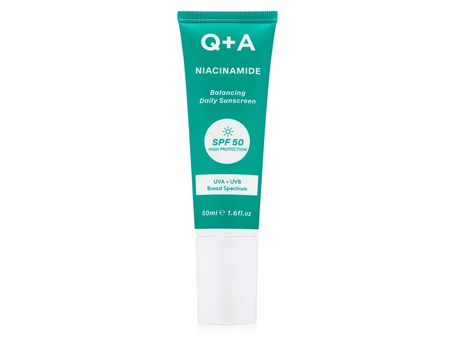 Балансуючий сонцезахисний крем для обличчя Q+A Niacinamide Balancing Daily Sunscreen 50ml
