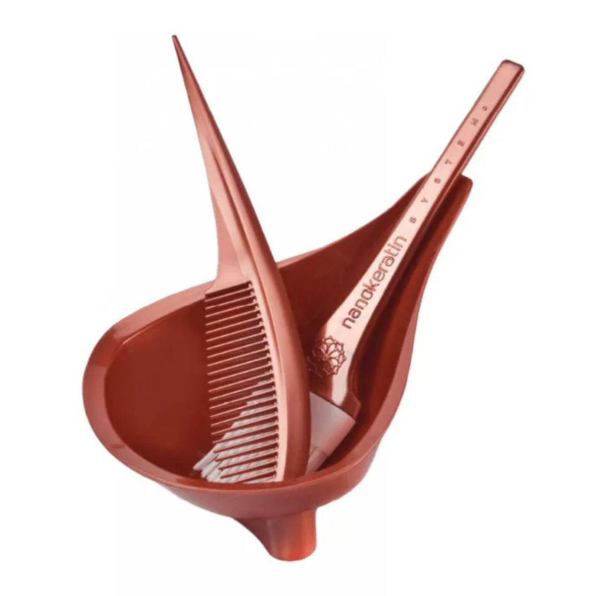 Treat Set - Bronze Набір - пензлик, мисочка, гребінь