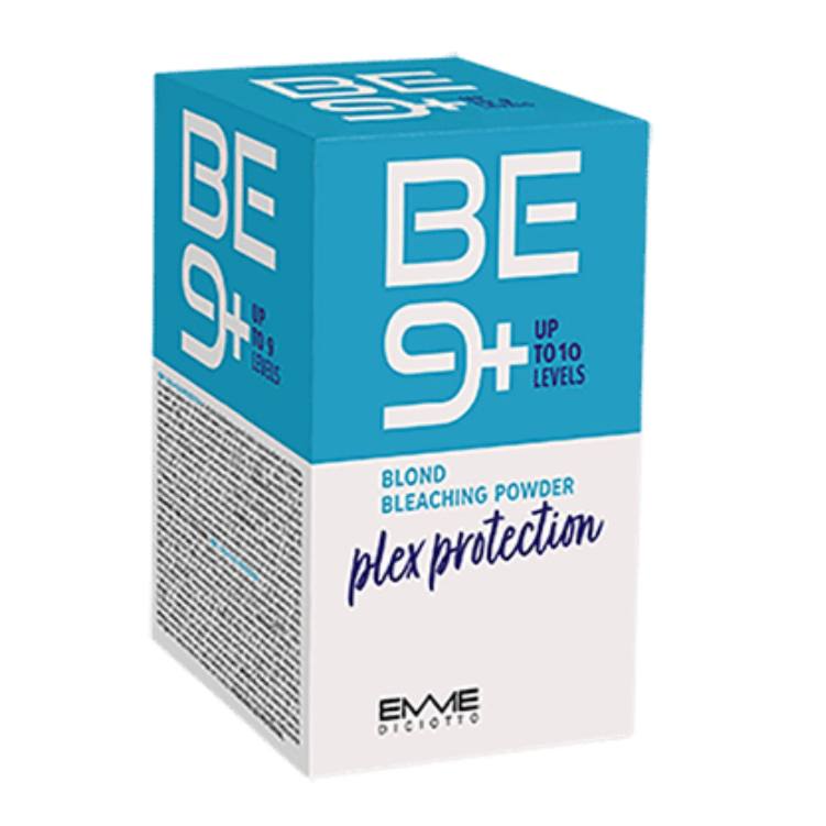 BE9+ Освітлююча пудра блакитна до 10 рівнів з плексом 500 грам комплексний захист