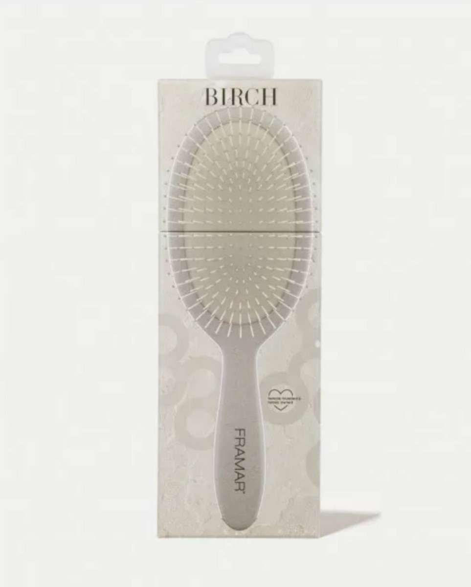 Щітка кругла Framar Detangle Brush - Neutrals Sage Birch - фото 3