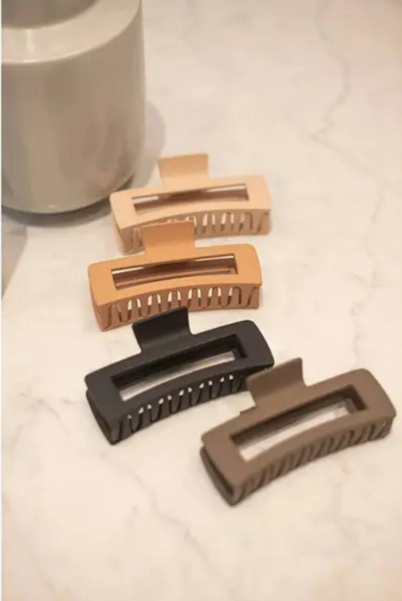 Набір зажимів для волосся Framar King Klaws Neutral (4шт в упак) - фото 2