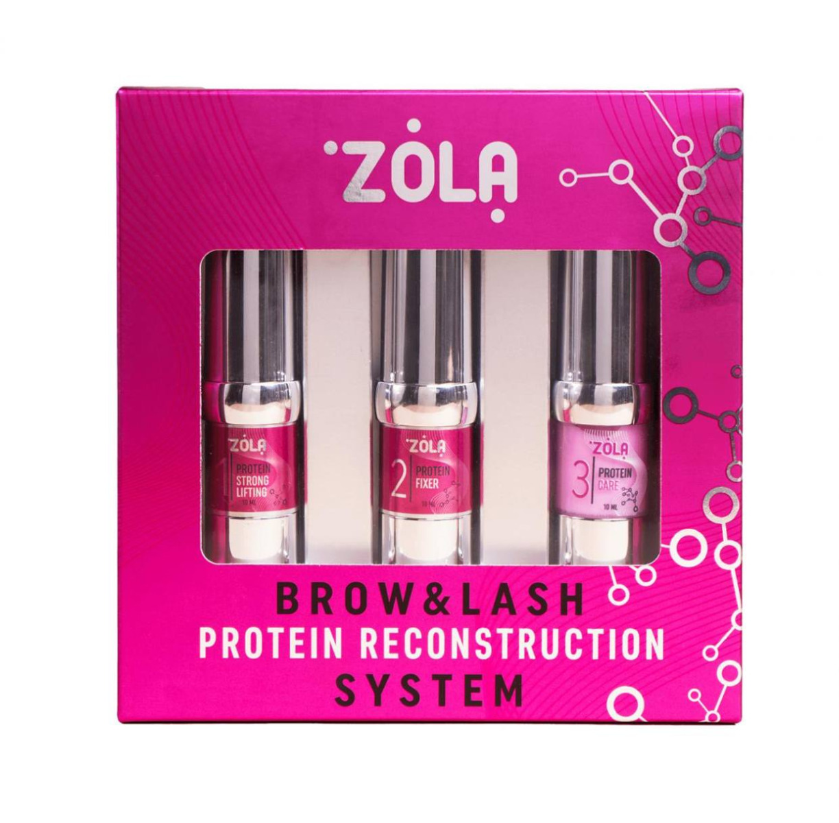 ZOLA Набір для ламінування Brow&Lash Protein Reconstruction System