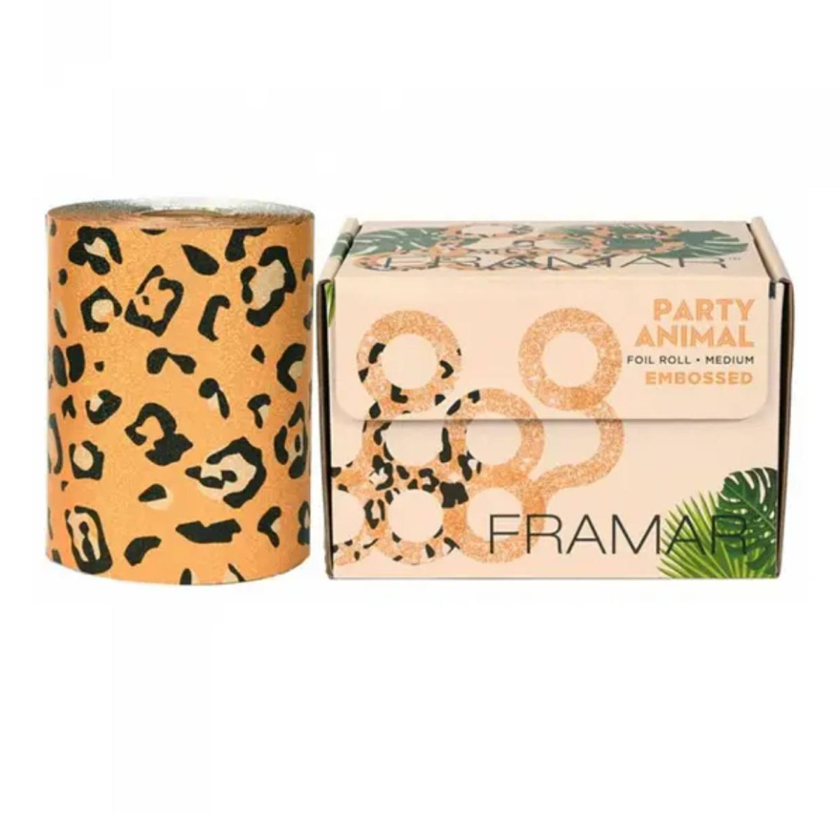 Фольга в рулоні з тисненням Framar «Поклик джунглів» (98м х 12,5см)