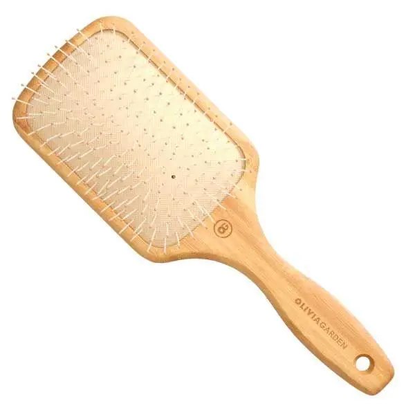 Щітка для волосся бамбукова квадратна Touch Detangle NYLON L