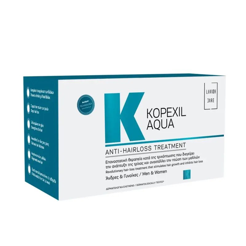 KOPEXIL AQUA - anti-hair loss treatmen Догляд проти випадіння волосся в ампулах 10*10мл