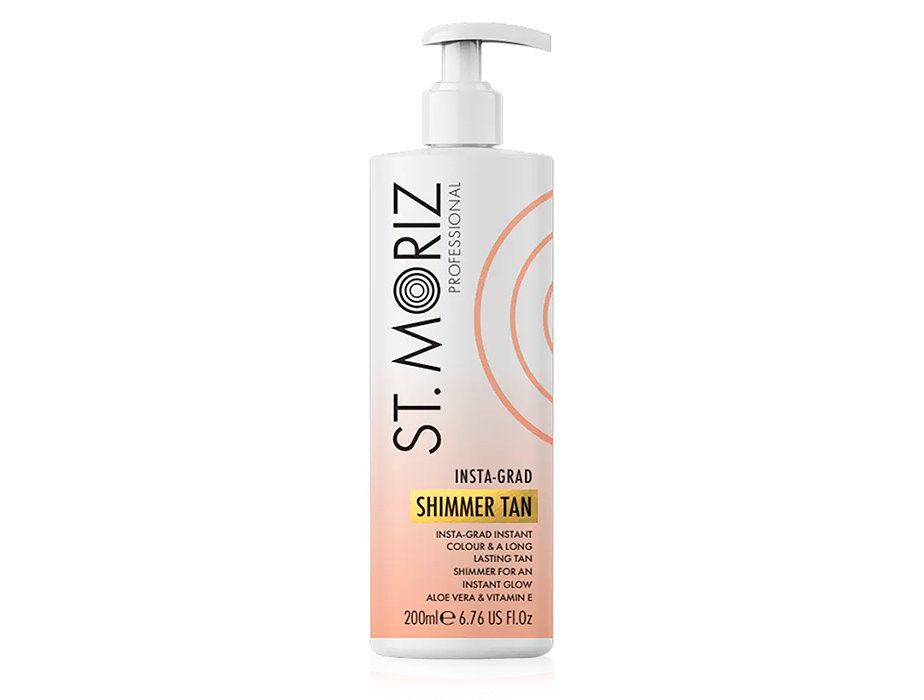 Засіб для легкої засмаги з ефектом шимеру St Moriz Professional Insta-Grad Shimmer Tan 200 мл