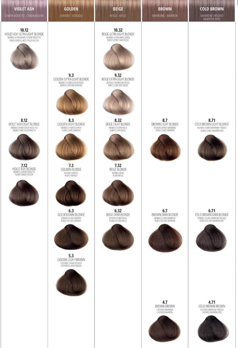 Jaas Color chart Палітра відтінків фарби для волосся  - фото 3